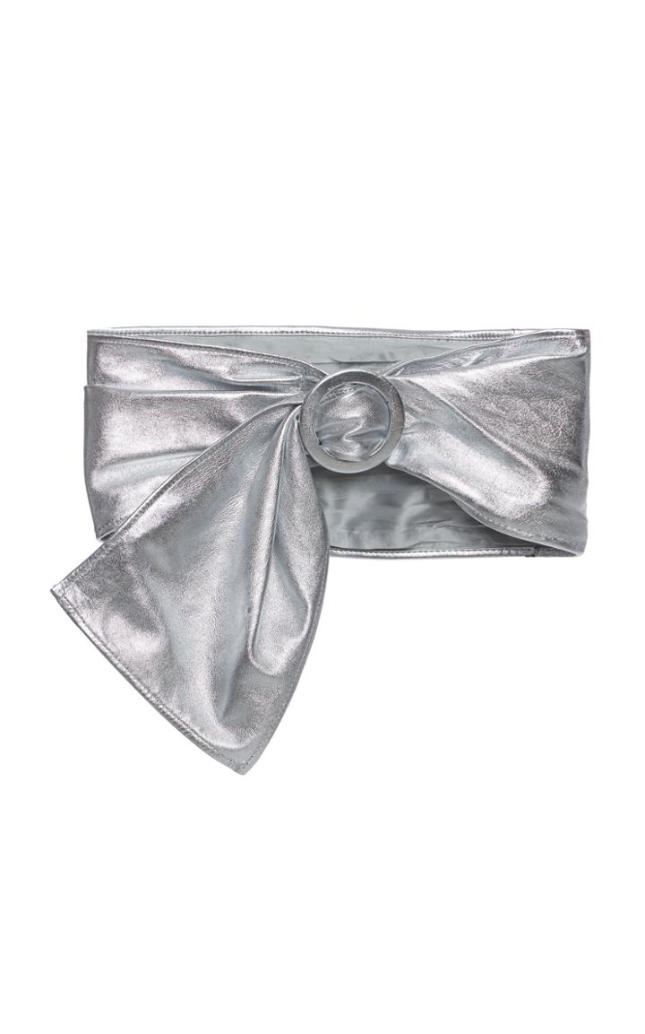 Attico Lam Leather Belt