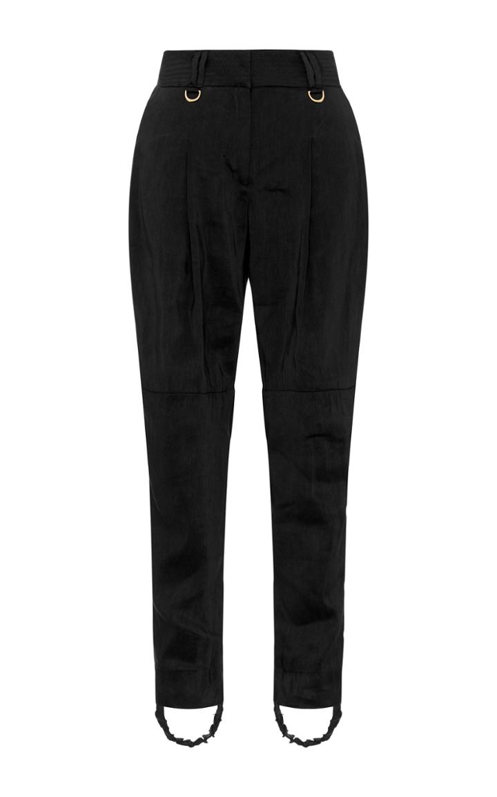 Aje Linen And Silk-blend Stirrup Pants