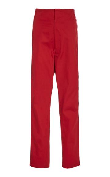 Tre By Natalie Ratabesi The Anita Cotton Twill Track Pants