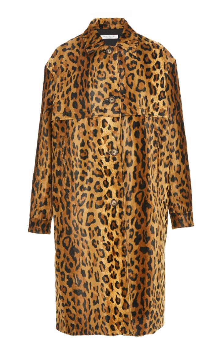 Philosophy Di Lorenzo Serafini Printed Velvet Long Jacket