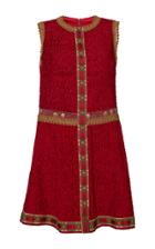 Dolce & Gabbana Embroidered Tweed Mini Dress