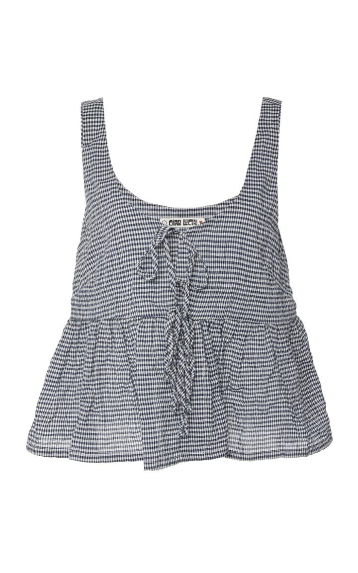 Ciao Lucia Rocco Printed Cotton-blend Tank Top