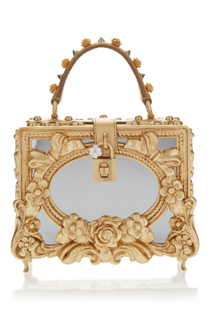 Dolce & Gabbana Gold Leaf Box Bag