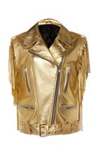 Dundas Gold Leather Jacket