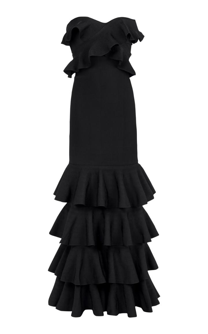 Lolitta Katharine One Shoulder Ruffle Long Dress