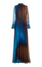 Roberto Cavalli Silk Chiffon Maxi Dress