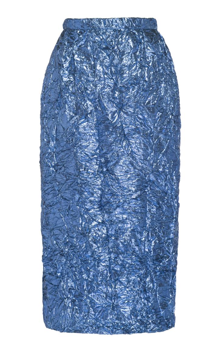 Moda Operandi Rochas Silk-cloqu Skirt Size: 38