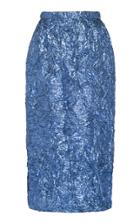 Moda Operandi Rochas Silk-cloqu Skirt Size: 38