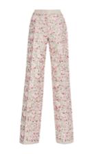 Luisa Beccaria Linen Embroidered Pants