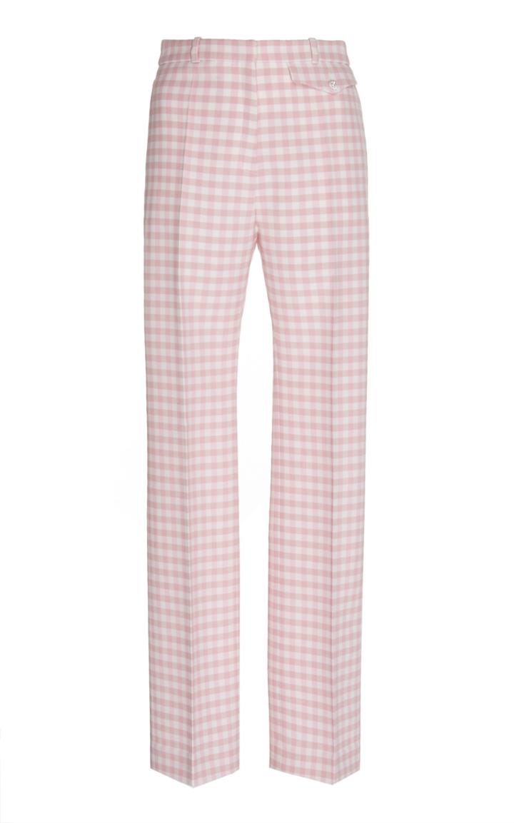 Paco Rabanne Gingham Wool Trouser