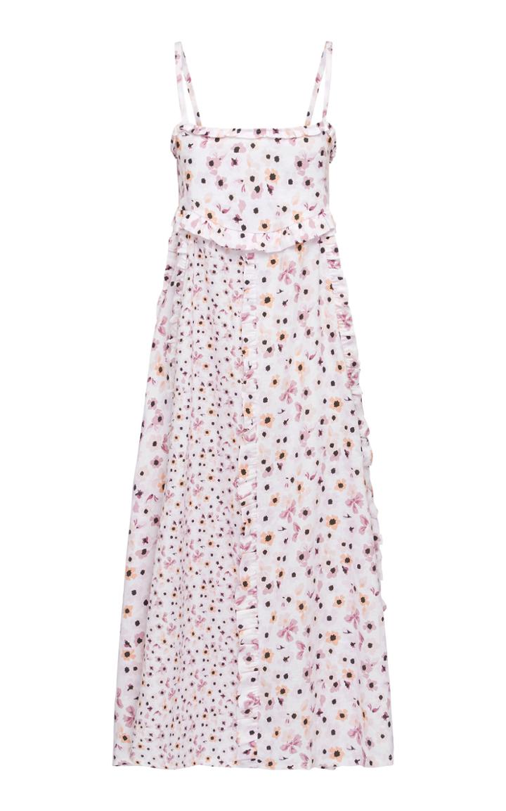 Moda Operandi Peony Soiree Ruffle Dress Size: 8
