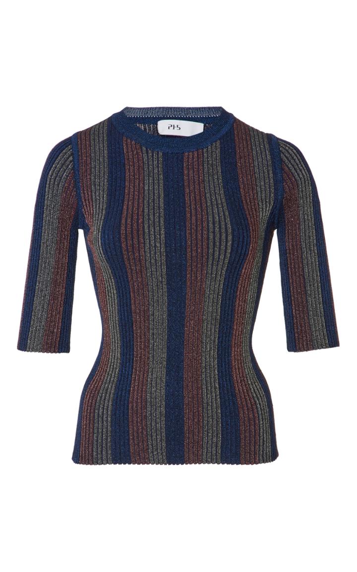 Ph5 Brianna Metallic Knit Top