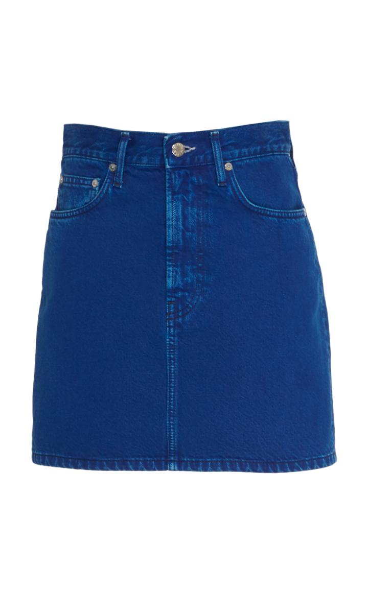 Helmut Lang Denim Mini Skirt