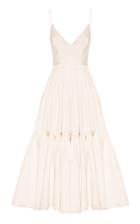 Moda Operandi Alex Perry Fanning Duchess Silk Bikini Tier Midi