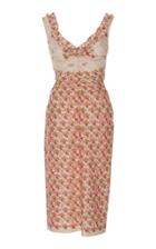 Luisa Beccaria Floral Knee Length Dress