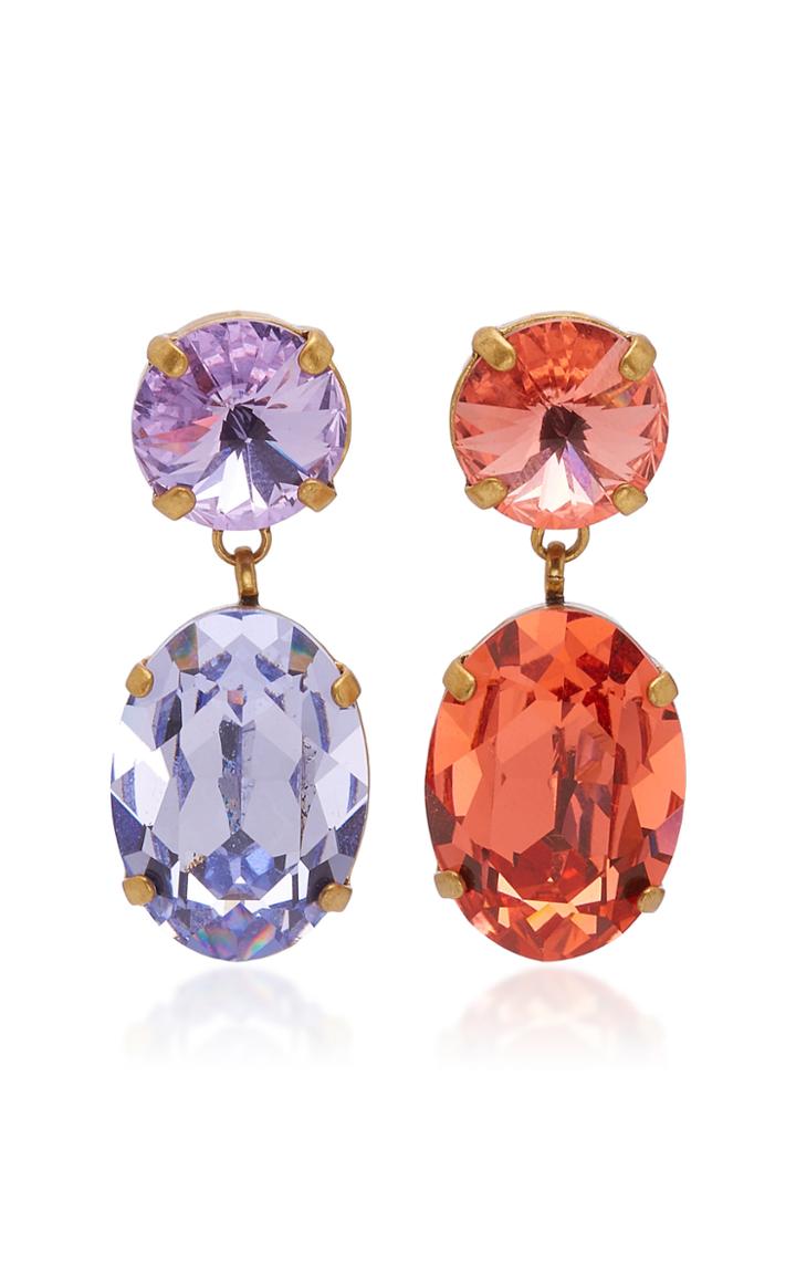 Roxanne Assoulin Hip Hop But Not Mini Crystal Drop Earrings