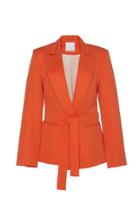 Christopher Esber Daria Belted Crepe Blazer