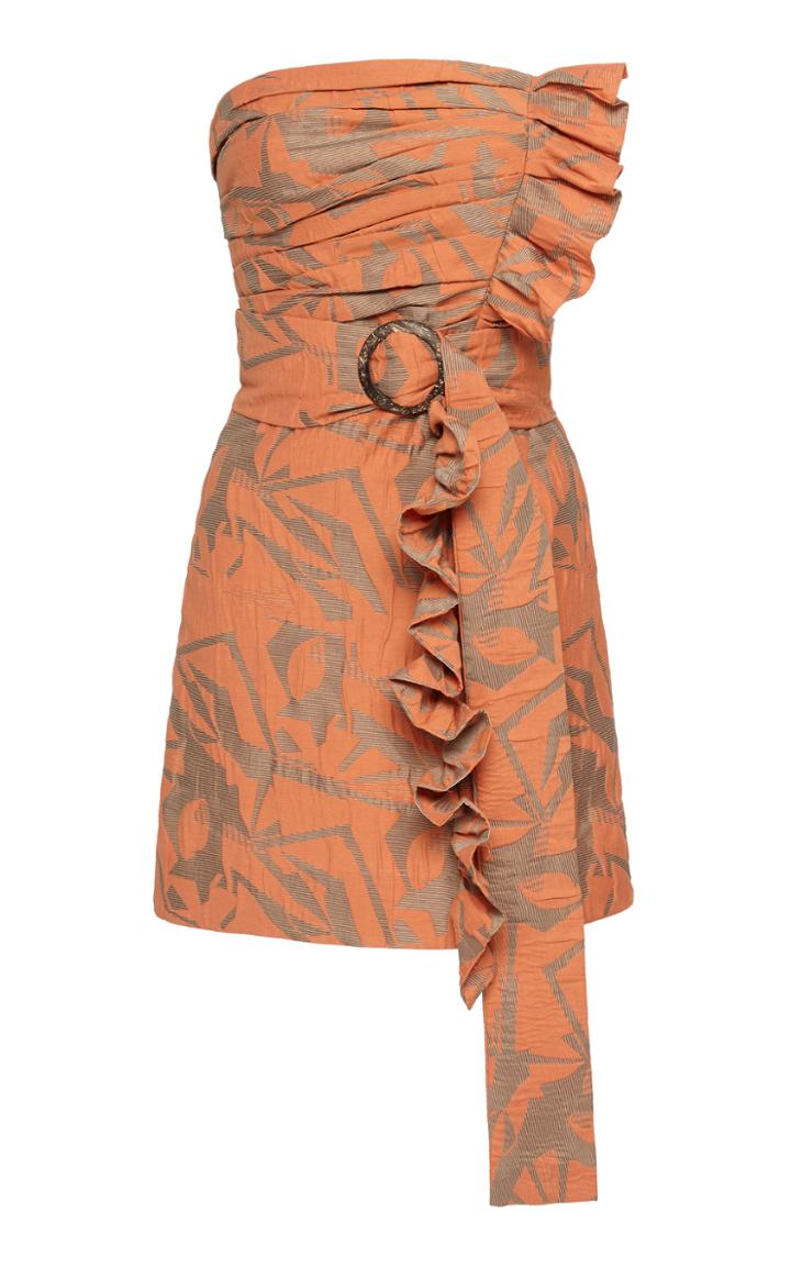 Alexis Nokoma Strapless Cotton Mini Dress