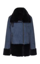 Pologeorgis The Bryson Shearling Suede Jacket