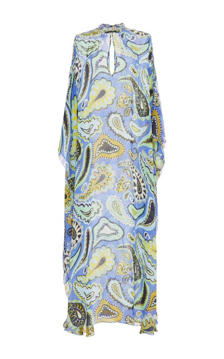 Emilio Pucci Keyhole Neckline Caftan Dress