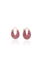 Moda Operandi Jane Taylor One Of A Kind Cirque Sugar Dipped Basket Hoops With Pink S
