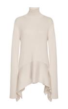 Adeam Asymmetrical Turtleneck Rib Top