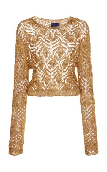 Helen Rdel Ventura Knit Top Cropped