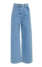 Nanushka Marfa High-rise Wide-leg Jeans
