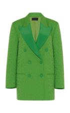 Moda Operandi Dundas Jacquard Leopard Wool-blend Blazer Size: 38