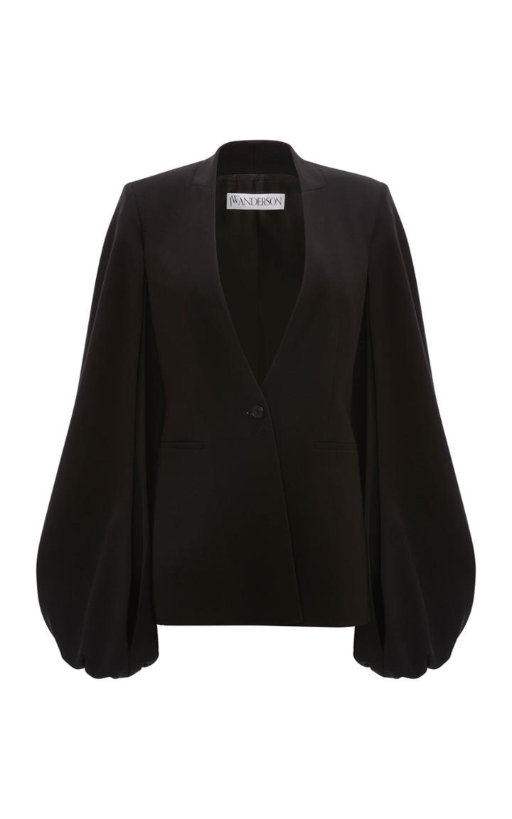 Moda Operandi Jw Anderson Crepe Balloon Sleeve Jacket