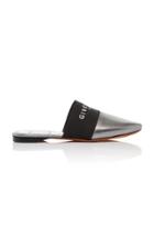 Givenchy Bedford Metallic Leather Mules