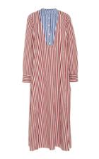 Thierry Colson Victoria Contrast Button Front Cotton Dress