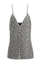 Moda Operandi Balmain Monogrammed Embroidered Tank Top