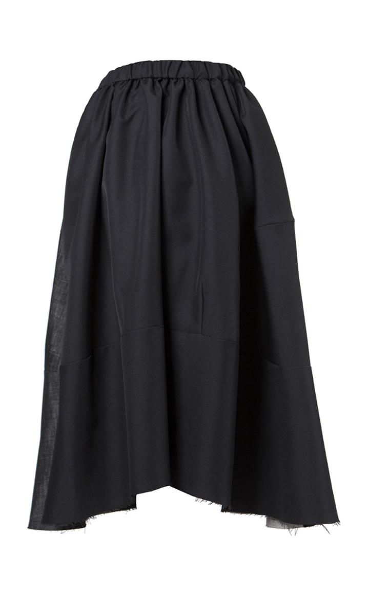 Moda Operandi Biyan Magna Gabardine Denim Skirt