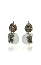 Bibi Van Der Velden Baroque Pearl Earrings