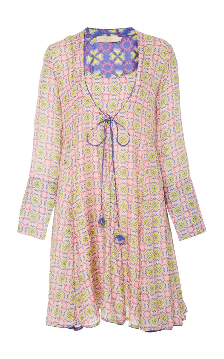 Verandah Angarkha Printed Dress