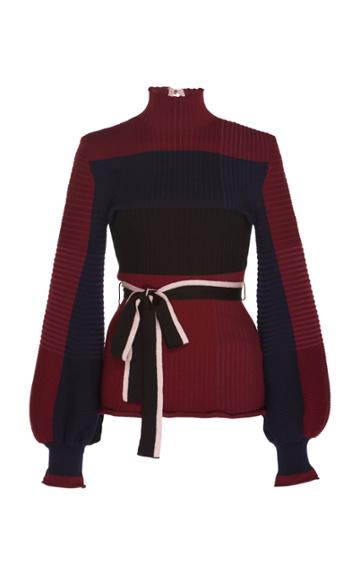 Roksanda Auric Color Block Knit Top