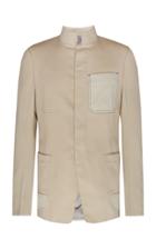 Lanvin Topstitch Officer Jacket