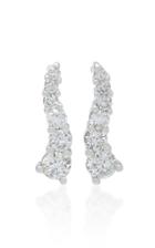 Lynn Ban Jewelry Larvae Sterling Silver And Diamond Earrings