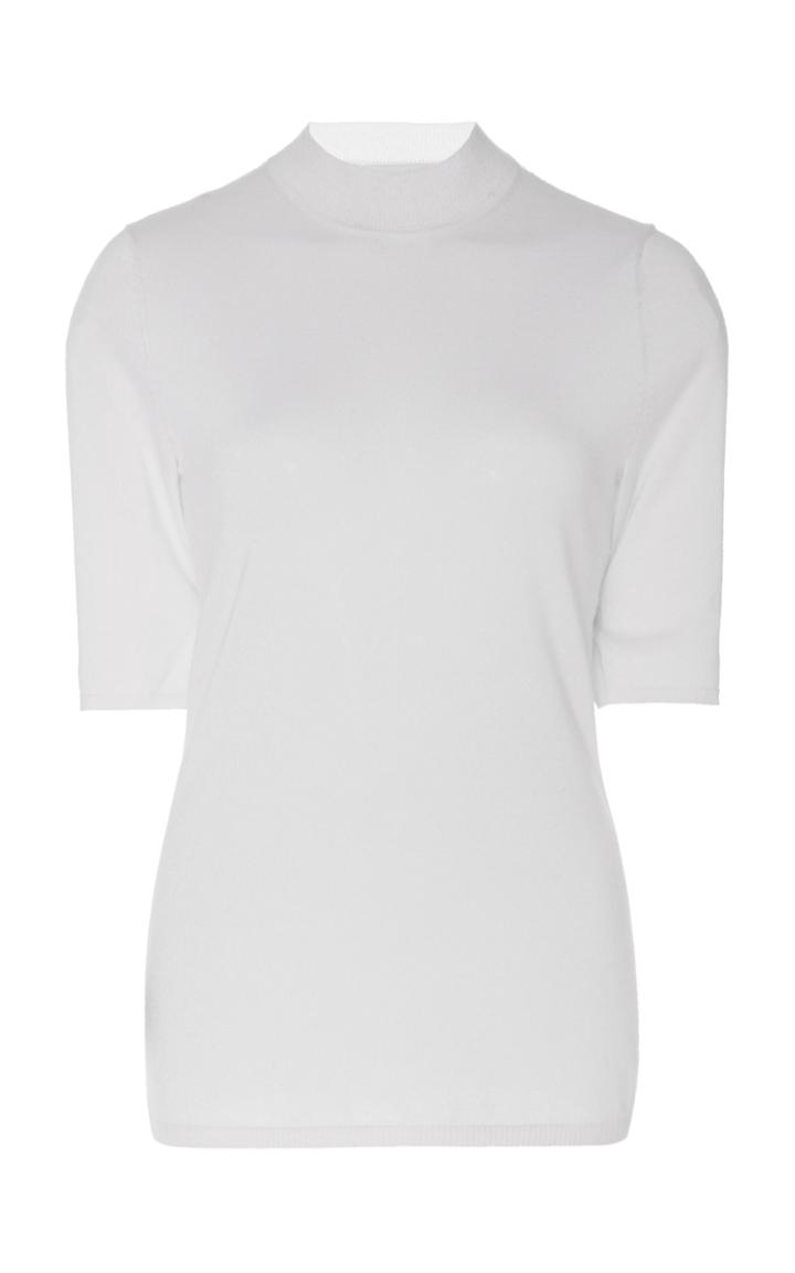 Gabriela Hearst Hugo Knit Cashmere Silk Top