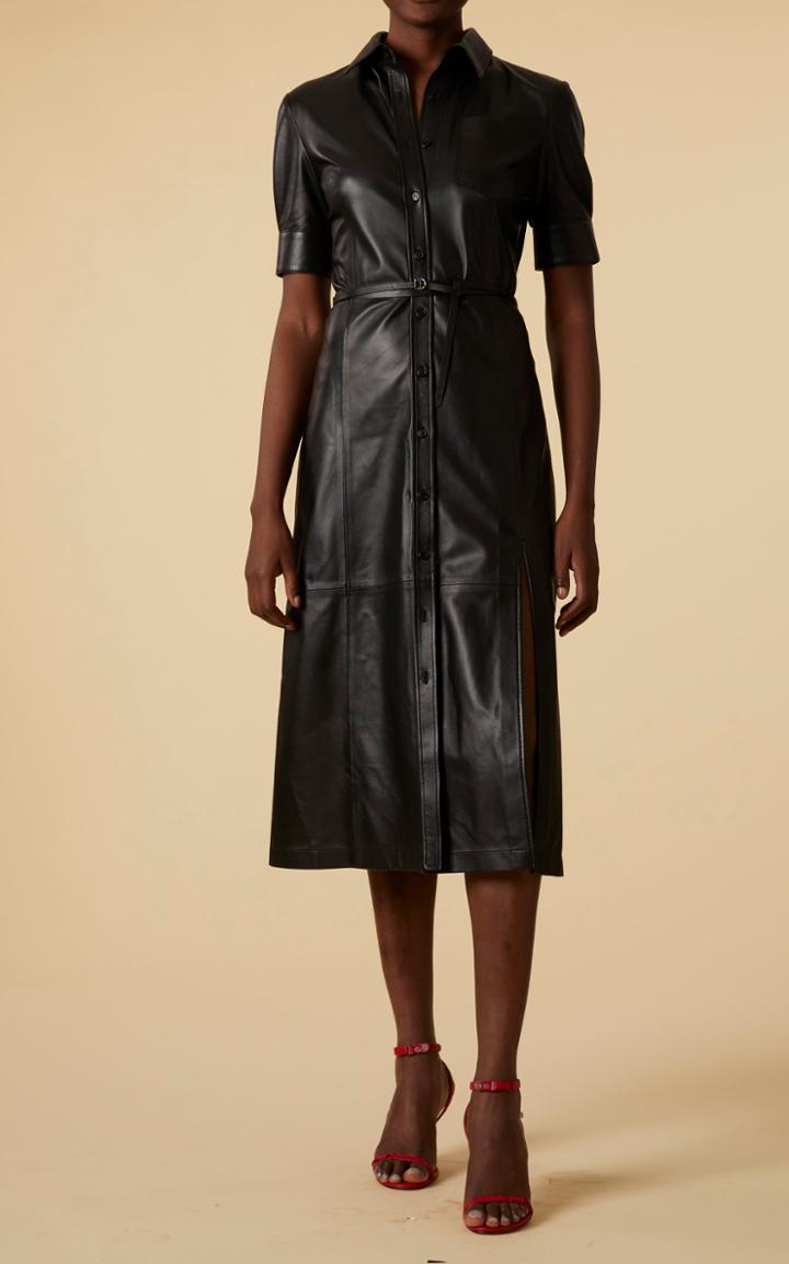 Moda Operandi Altuzarra Kieran Leather Shirt Dress