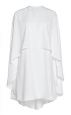 Sara Battaglia Mini Dress And Flowing Cape Set