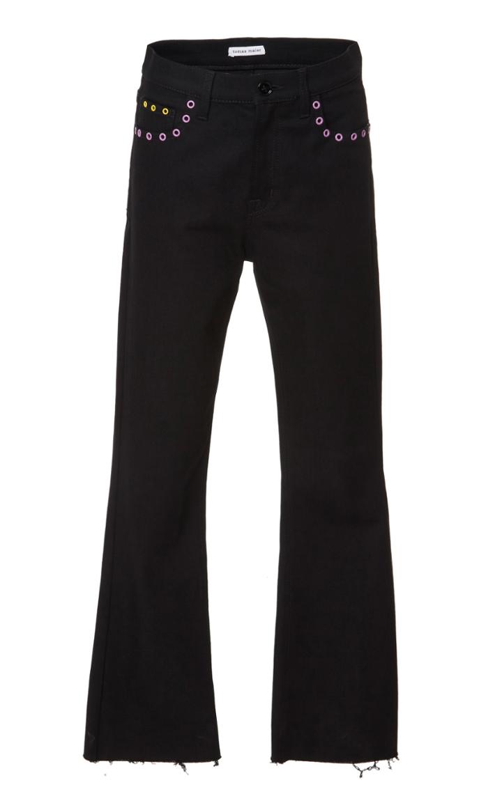 Tomas Maier High Rise Flared Jeans