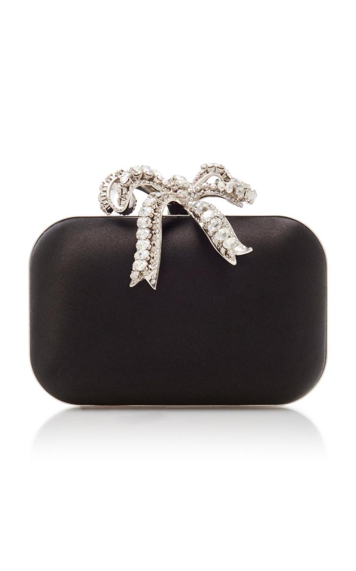 Jimmy Choo Cloud Embellished Satin Clutch