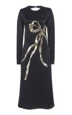 Moda Operandi N21 Bow-detailed Silk Dress Size: 36