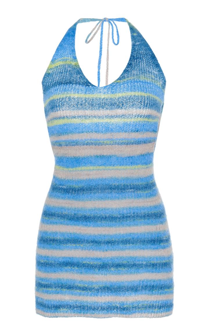 Jacquemus Halter-style Mini Sweater Dress