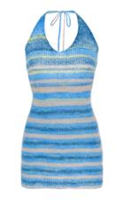 Jacquemus Halter-style Mini Sweater Dress