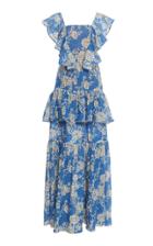 Johanna Ortiz Poetry Is Everywhere Floral Cotton Eyelet Dress