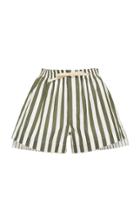 Monse Striped Cotton-canvas Shorts