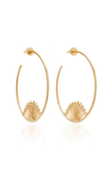Michelle Fantaci Fan Hoop Earrings